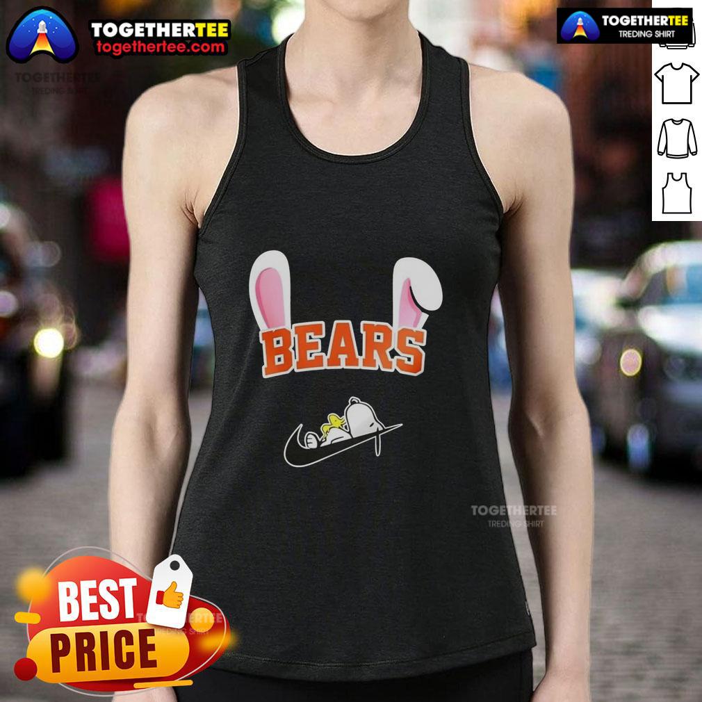 Good Chicago Bears X Snoopy Happy Easter T-Shirt - Image 4
