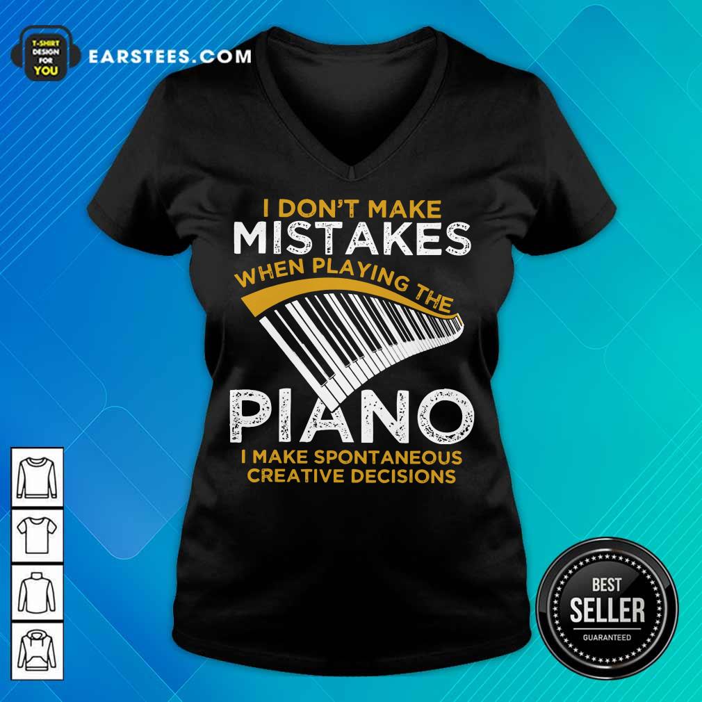 Hot I Don't Make Mistakes When Playing The Piano Shirt - Image 5