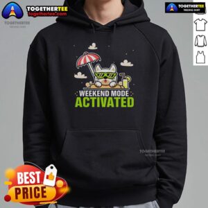 Alternative view of Top Weekend Mode Activated Chill Beach Cat T-Shirt