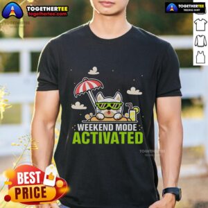 Top Weekend Mode Activated Chill Beach Cat T-Shirt