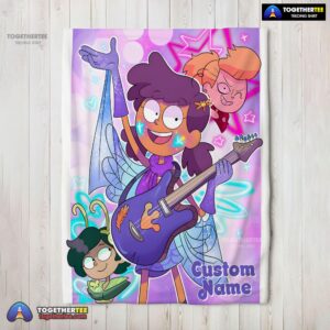 Official It's No Big Deal Amphibia Blanket Fleece Customized Blanket