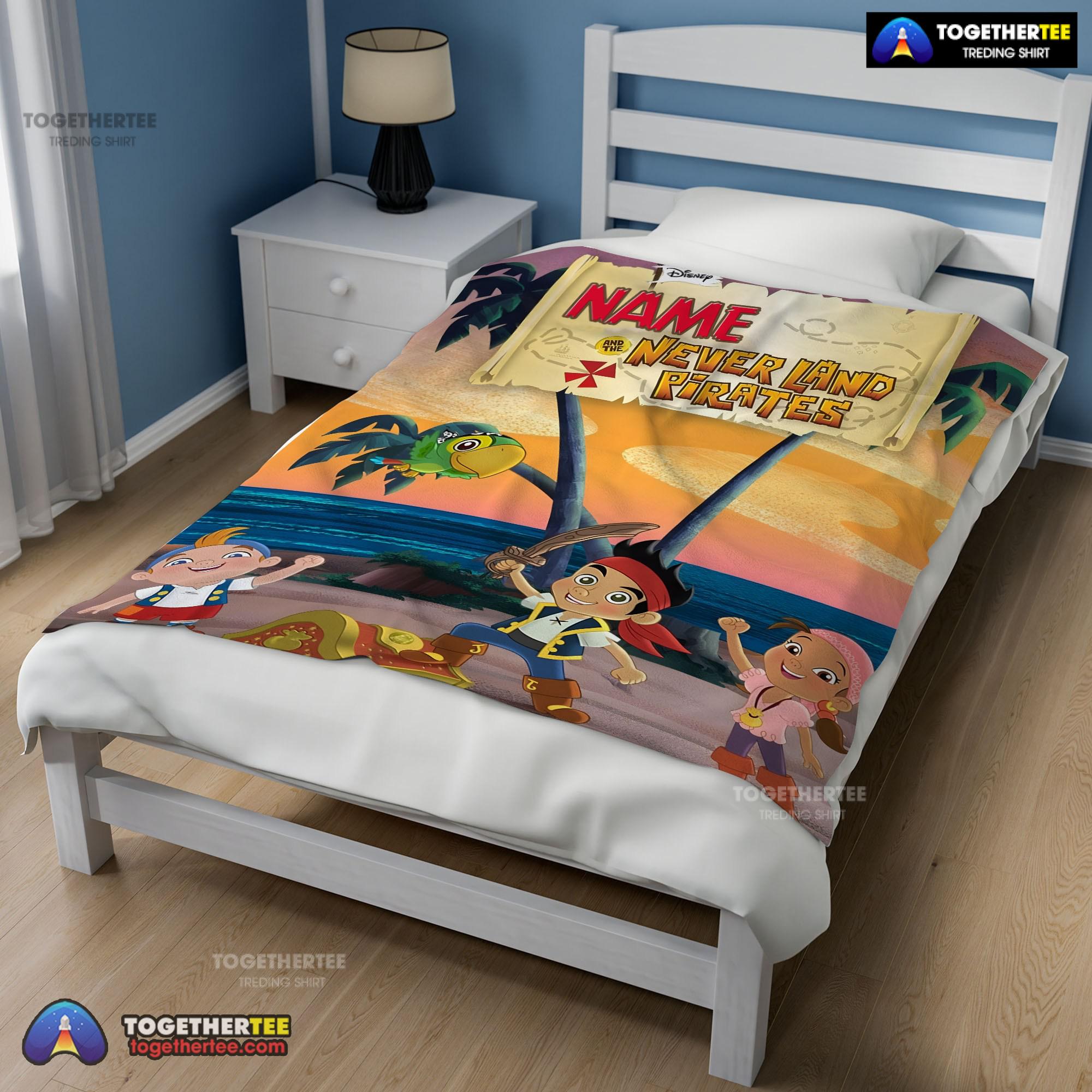 Official Jake And The Never Land Pirates Blanket Fleece Customized Blanket - Image 2