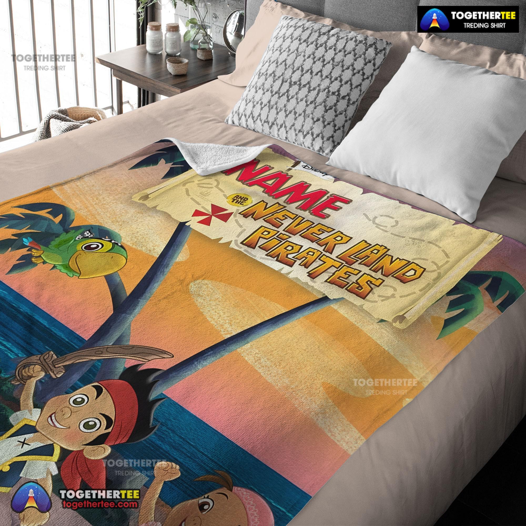 Official Jake And The Never Land Pirates Blanket Fleece Customized Blanket - Image 3