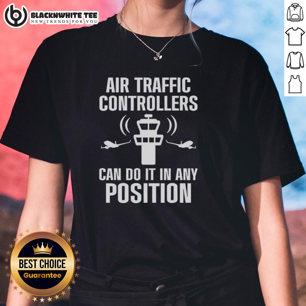 Premium Air Traffic Controller Any Position ATC Flight Control T-Shirt - Image 3