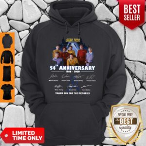 Alternative view of Star Trek 54th Anniversary 1966-2020 All Character Signature Shirt