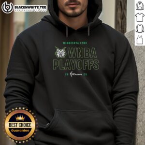 Alternative view of Top Minnesota Lynx 2025 WNBA Playoffs Logo T-Shirt