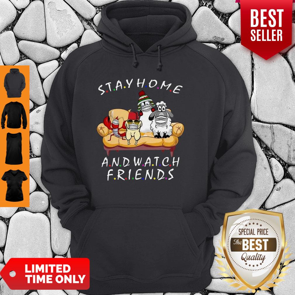 Perfect Pets Stay Home And Watch Friends Cartoon COVID-19 Shirt - Image 5