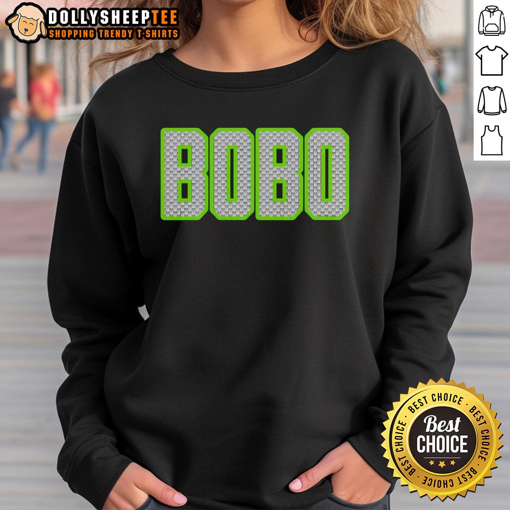 Premium Bobo Custom Neon Green Pattern Text Seattle Seahawks T-Shirt - Image 5