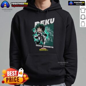 Alternative view of Premium My Hero Academia Deku Izuku Midoriya T-Shirt