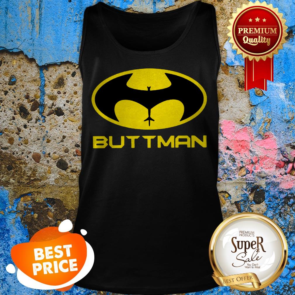 Nice Batman Logo Buttman Parody Shirt - Image 4