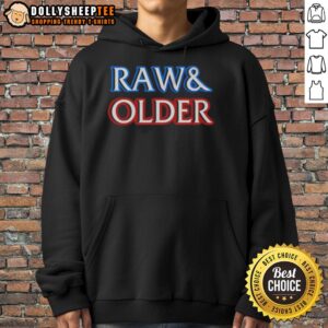 Alternative view of Awesome Raw And Older Parody T-Shirt