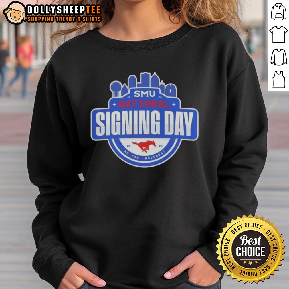 Awesome SMU Mustangs National Signing Day T-Shirt - Image 5