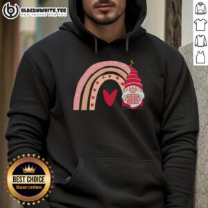 Alternative view of Awesome Valentine Gnome Cute Love Heart Valentine's Day T-Shirt