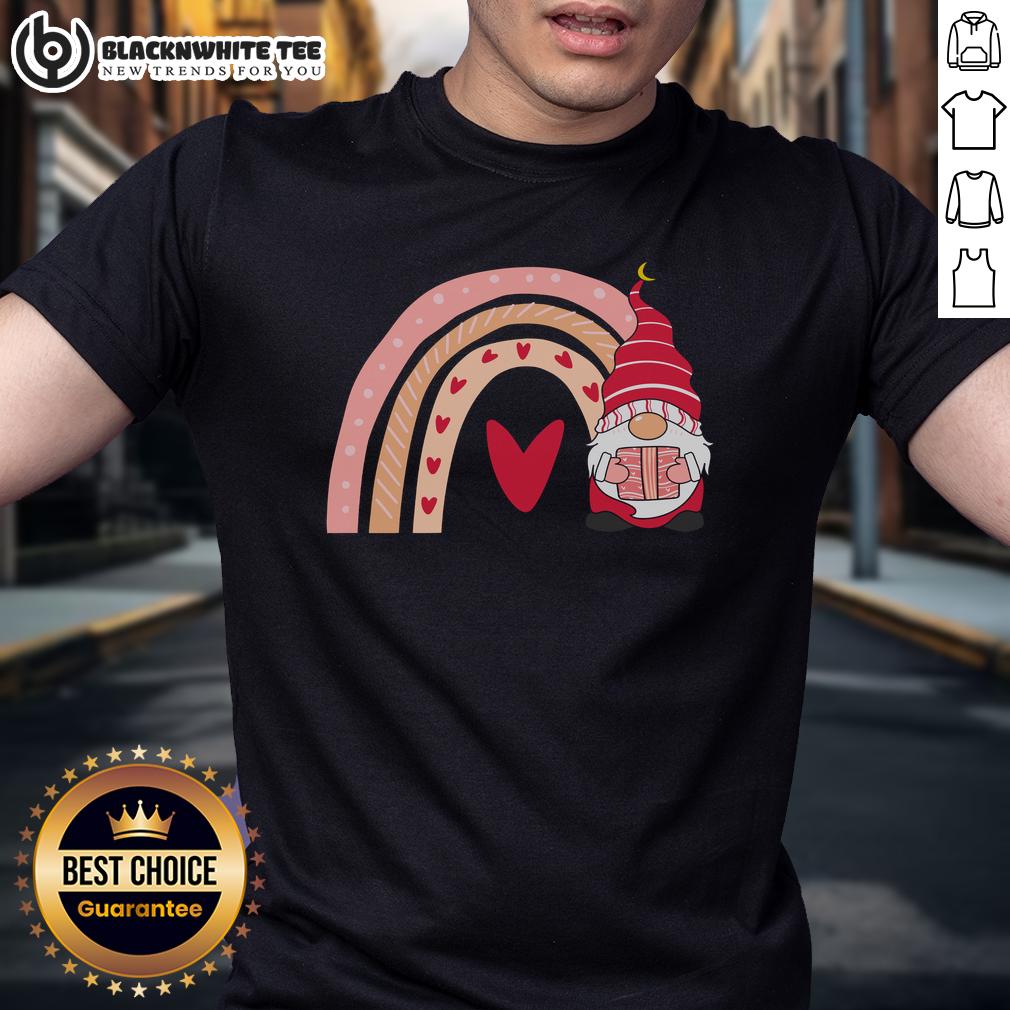 Awesome Valentine Gnome Cute Love Heart Valentine's Day T-Shirt