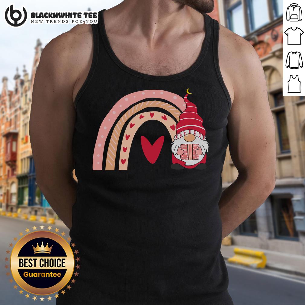 Awesome Valentine Gnome Cute Love Heart Valentine's Day T-Shirt - Image 4