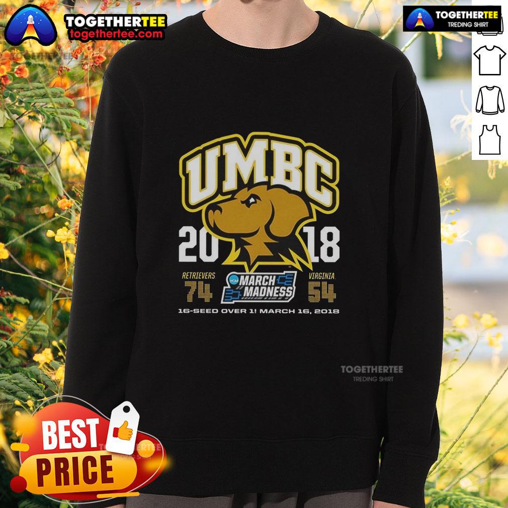 Good UMBC Retrievers Beat Virginia Cavaliers NCAA Division I 2018 T-Shirt - Image 5