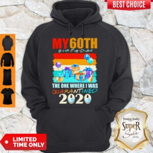 Alternative view of My 60th Birthday The One Where I Was Quarantined 2020 Mask Shirt