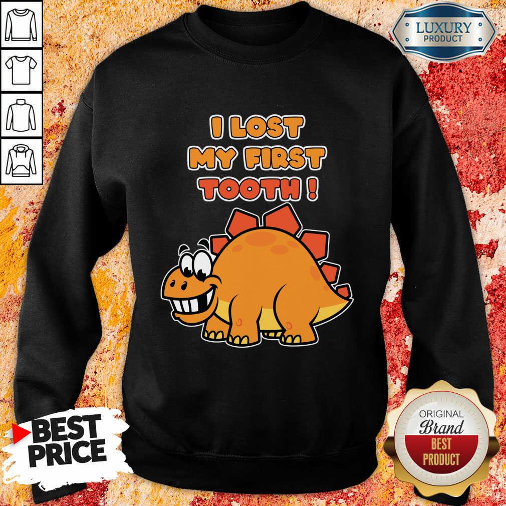 I Lost My First Tooth Cute Dinosaurs Shirt - Image 3