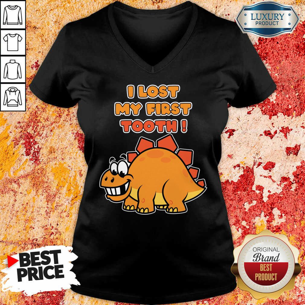 I Lost My First Tooth Cute Dinosaurs Shirt - Image 5