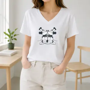 Alternative view of Original Steam Dreamboat Willie Navy Shirt