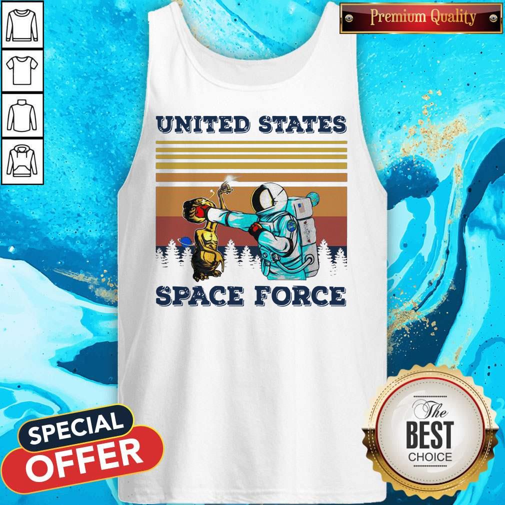 Top Astronaut Punch Alien In The Face United States Space Force Vintage Shirt - Image 3