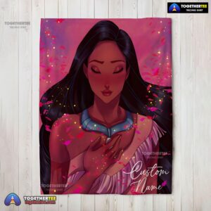 Official Whispers Of The Wind Pocahontas Colors Of The Wind Blanket Fleece Customized Blanket