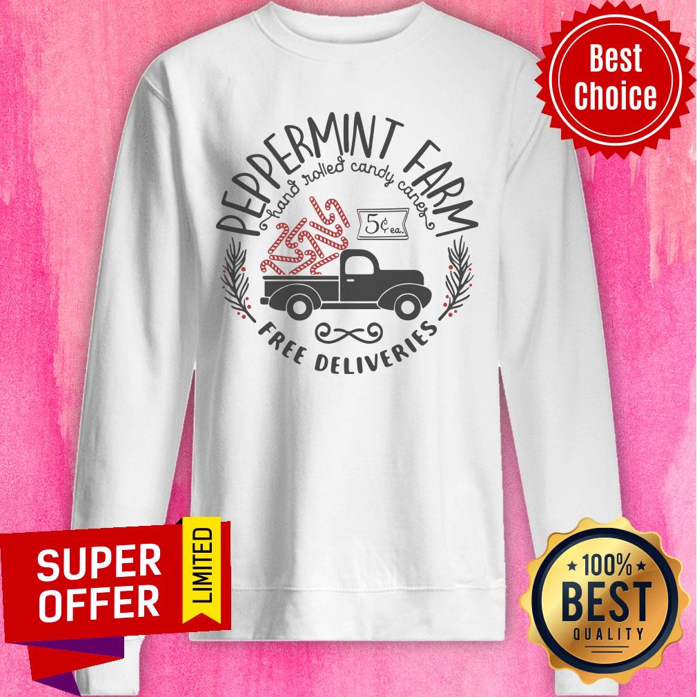 Peppermint Farm Free Deliveries Car Shirt - Image 4