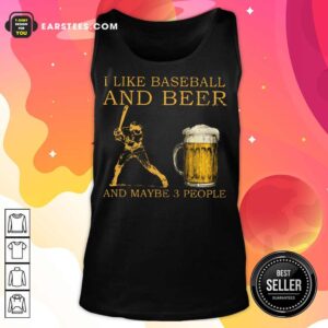 Alternative view of Top I Like Baseball And Beer Shirt