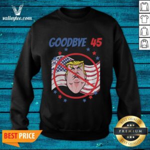 Alternative view of Cute Byedon Goodbye 45 Trump American Flag Shirt