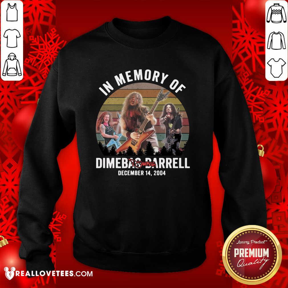 Top In Memory Of Dimebag Darrell December 14 2004 Vintage Signature Shirt - Image 3
