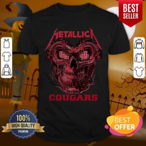 Great Skull Metallica Houston Cougars Shirt
