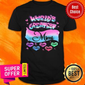 Awesome Girly World's Greatest Mimi Art Shirt