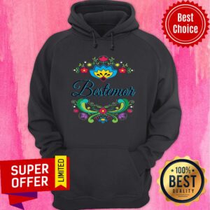 Alternative view of Funny Bestemor Norwegian Rosemaling Shirt