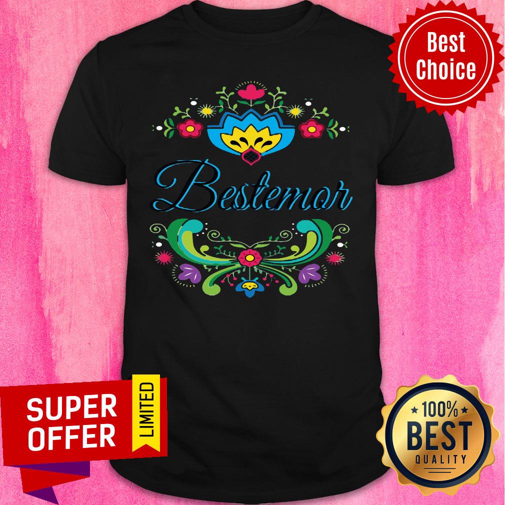Funny Bestemor Norwegian Rosemaling Shirt