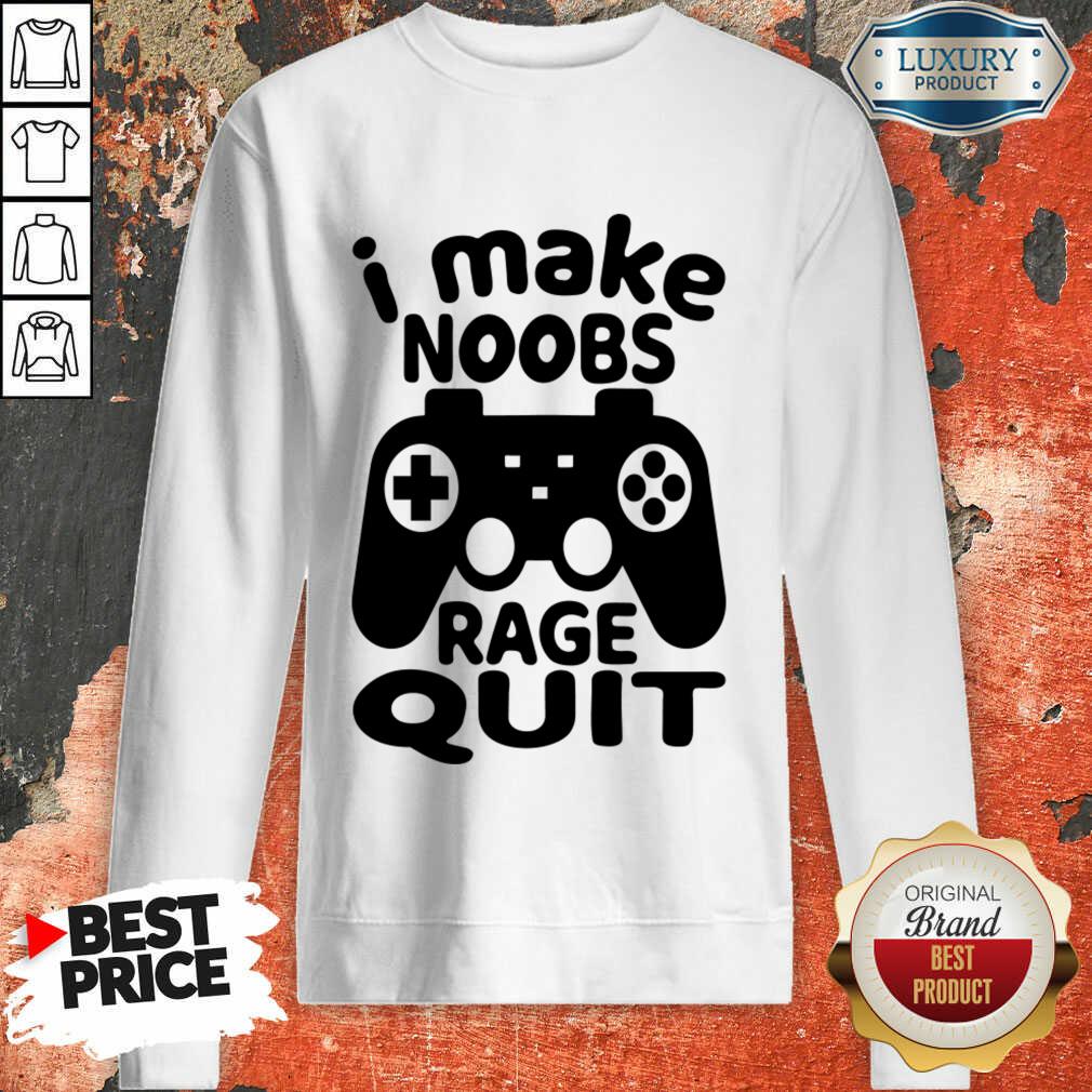 Game Console I Make Noobs Rage Quit Shirt - Image 3