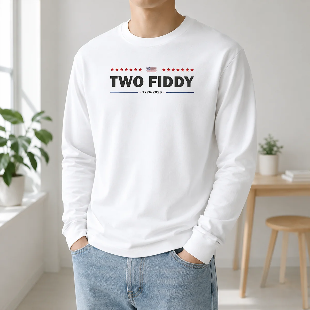 Official Two Fiddy 1776 2026 Patriotic USA 250th Years American Flag 4th Of July Shirt - Image 5