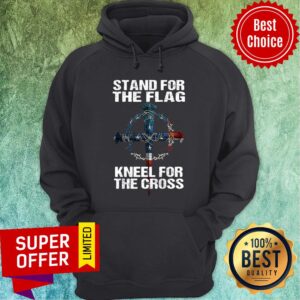 Alternative view of Stand For The Flag Kneel For The Cross Shirt