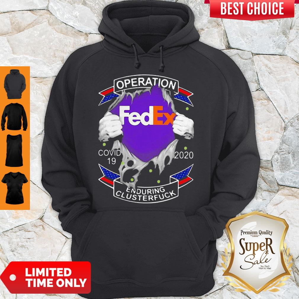 Top Fedex Operation COVID-19 2020 Enduring Clusterfuck Hands Shirt - Image 2