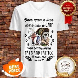 Alternative view of Once Upon A Time There Was A Lady Who Really Loved Cats And Tattoo Shirt