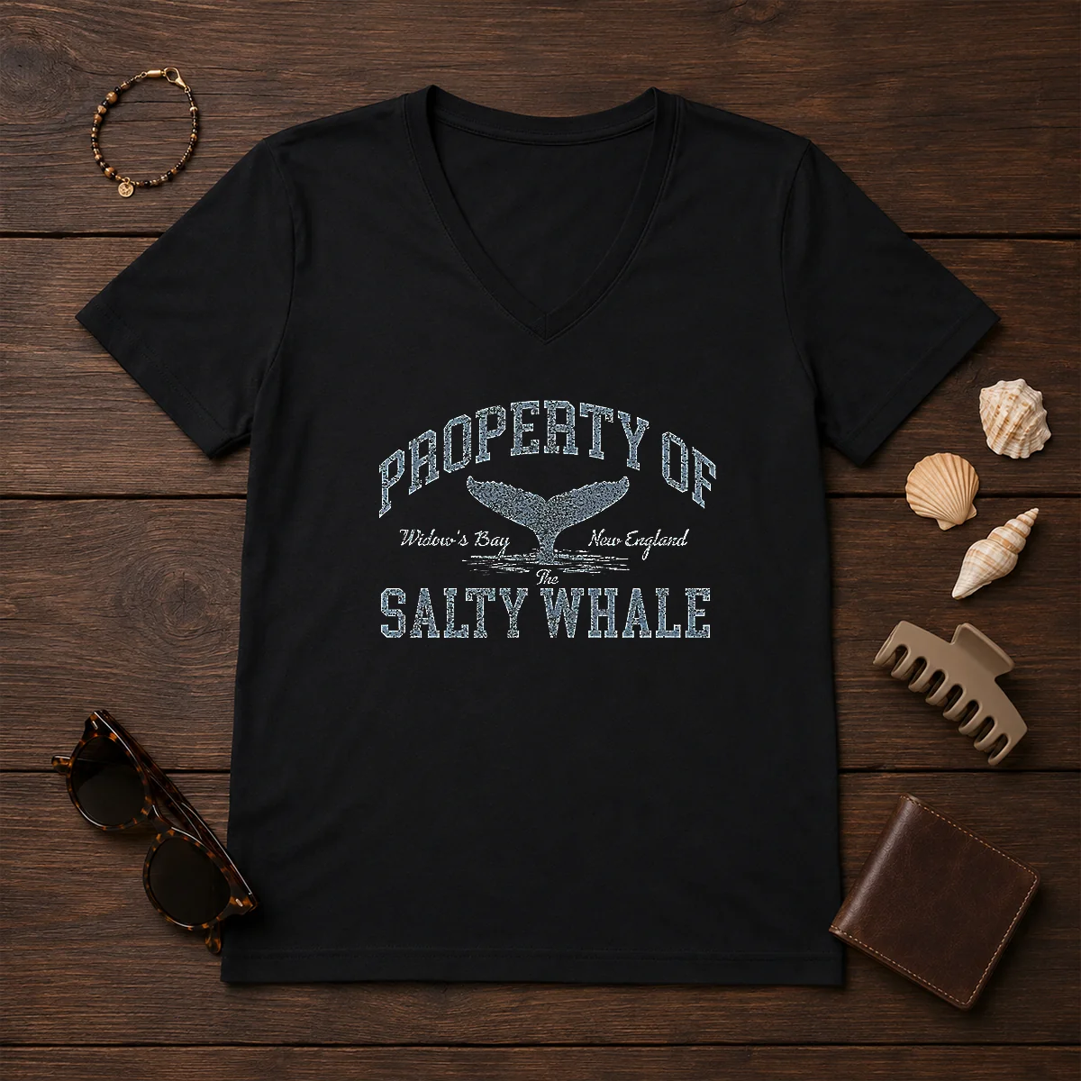 Pretty Property Of The Salty Whale Shirt - Image 2