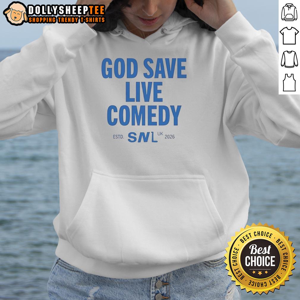 Pretty God Save Live Comedy SNL UK 2026 T-Shirt - Image 2