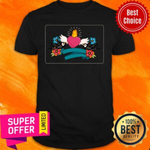 Dia De Muertos Concept With Hand Drawn Shirt