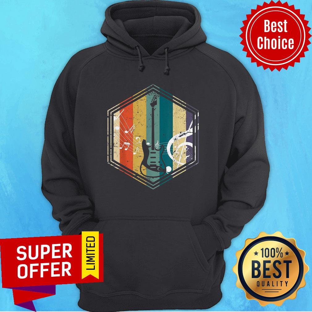 Funny Musical Instrument Retro Bass Guitar Shirt - Image 5
