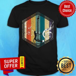 Funny Musical Instrument Retro Bass Guitar Shirt