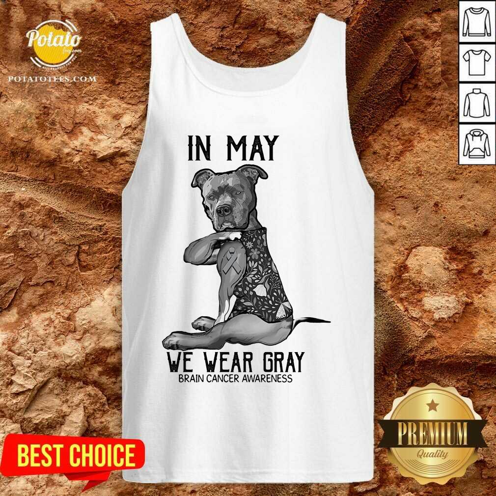 Dog In May We Wear Gray Shirt - Image 4