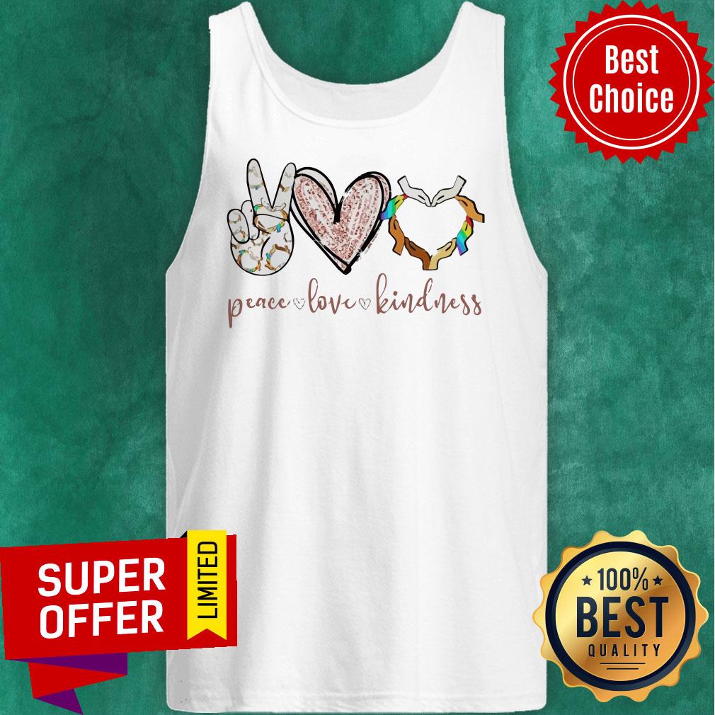 Nice Peace Love Kindness Hands Black Lives Matter Shirt - Image 5