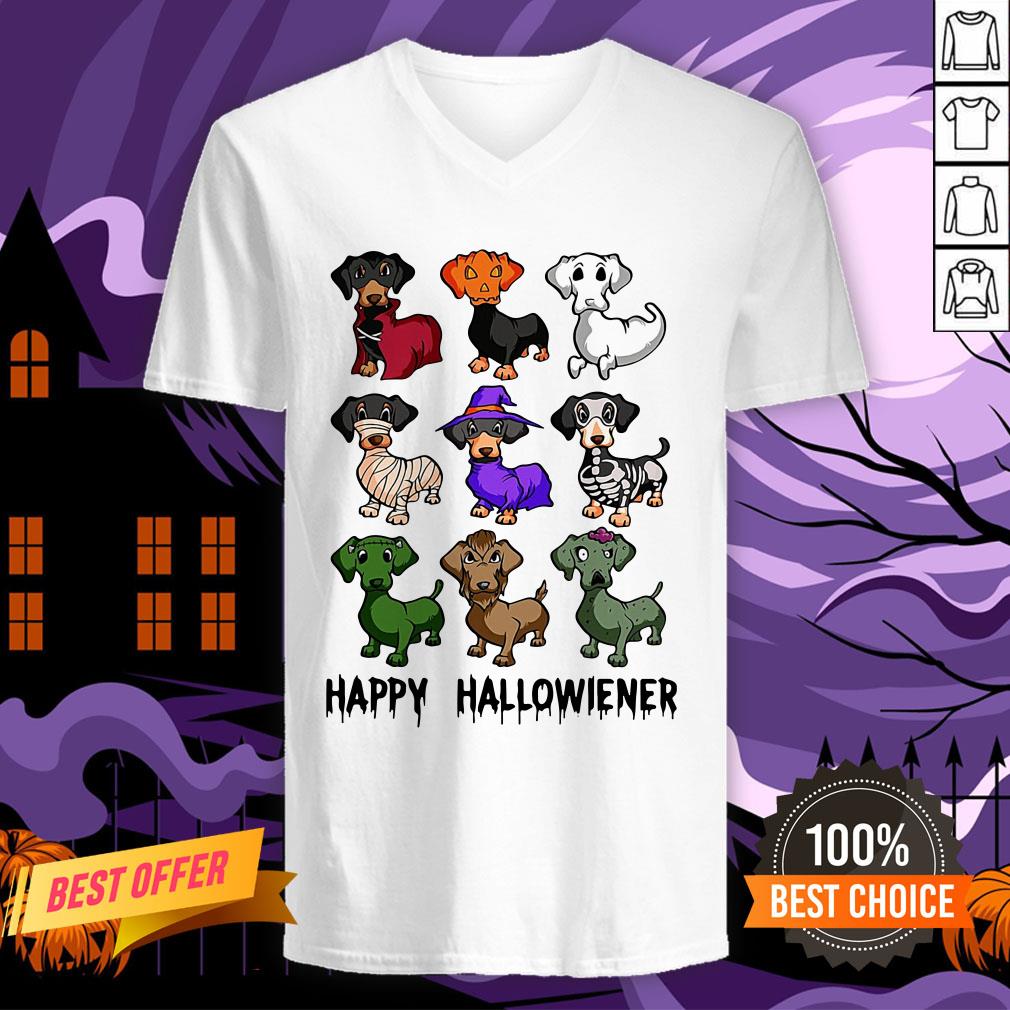 Official Dachshund Happy Halloween Shirt - Image 2