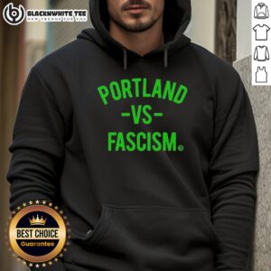 Alternative view of Top Portland Vs Fascism And ICE T-Shirt