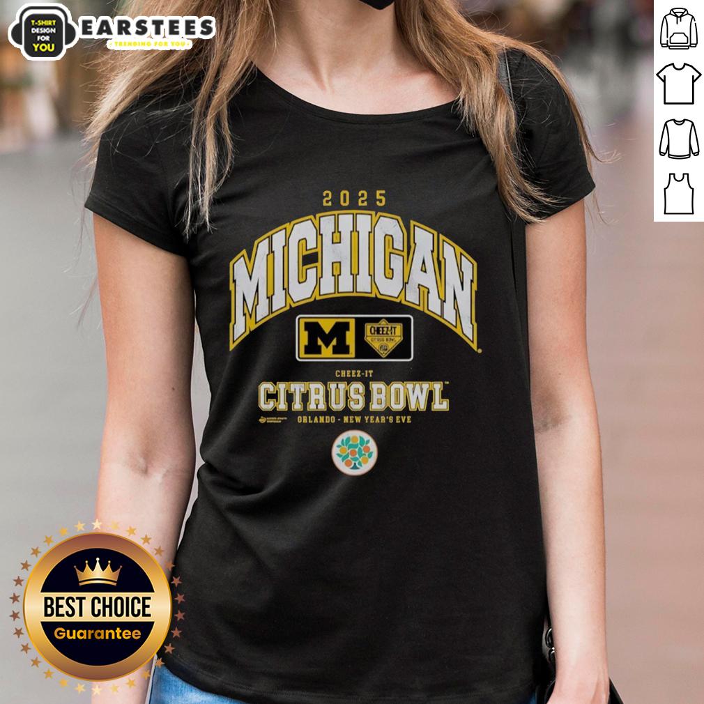 Awesome Michigan Wolverines Cheez-It Citrus Bowl 2025 T-Shirt - Image 3