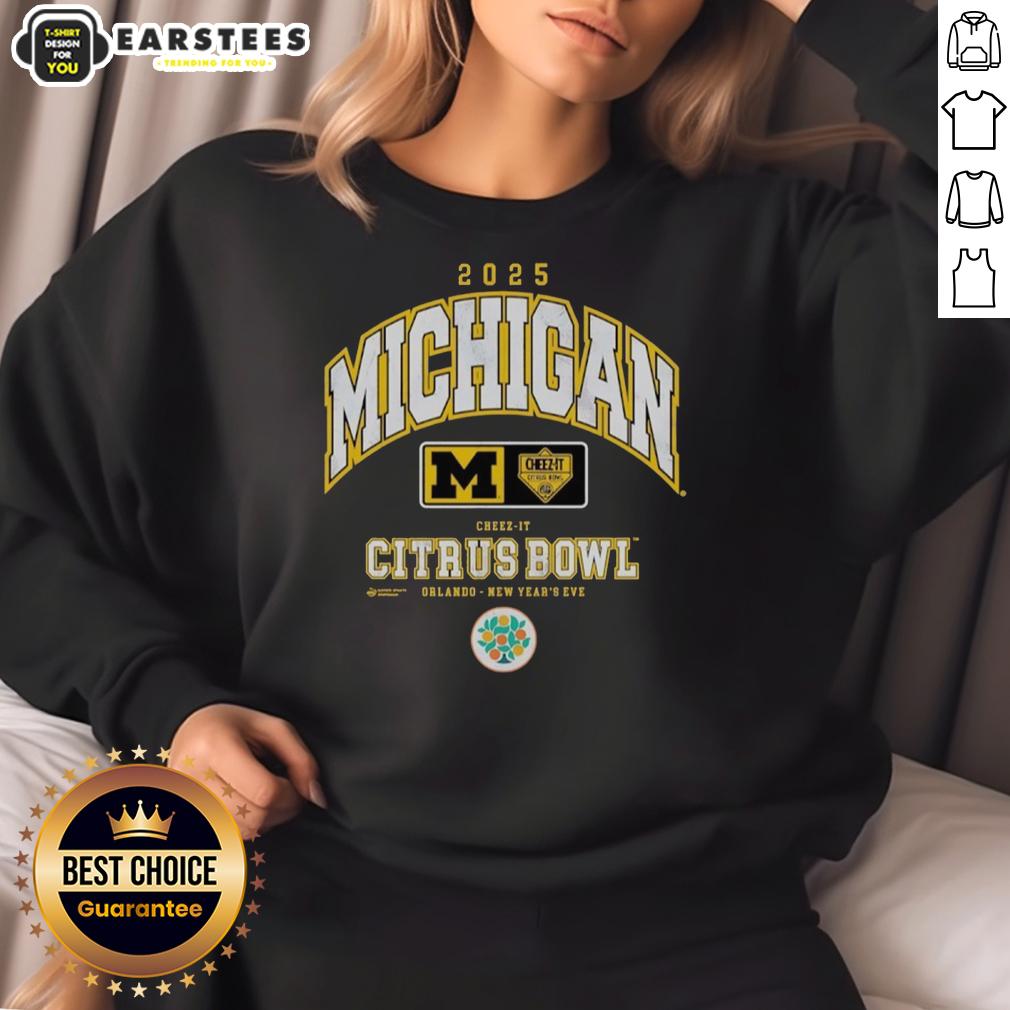 Awesome Michigan Wolverines Cheez-It Citrus Bowl 2025 T-Shirt - Image 5